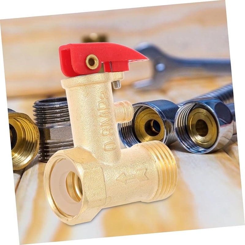 Brass Pressure Relief Valve For Water Heaters Efficient Pressure Control Leak Prevention - Image 5